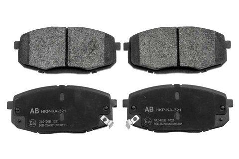 Alpha Brakes колодки гальмові передні Kia Cee'D 2006&ndash;, Hyundai I30 2007&ndash;, Kia Carens Ii 2002&ndash; NTY HKP-KA-321 HKP-KA-321 фото