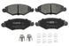 Alpha Brakes колодки тормозные передние Peugeot 206 1998-2007, 206+ 2009- NTY HKP-PE-034 HKP-PE-034 фото 1