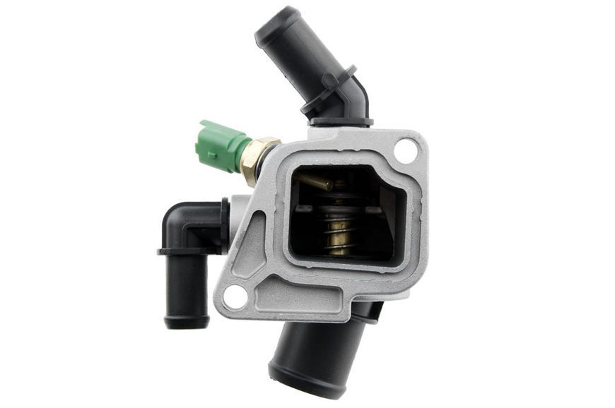 Термостат 1.3 Diesel Opel Astra H 2005-, Corsa D 2006-, Fiat Grande Punto 2005-, Doblo 2010-, Alfa Romeo Mito 2008-, Lancia Ypsilon 2006-, Musa 2004- с датчиком NTY CTM-PL-008 CTM-PL-008 фото