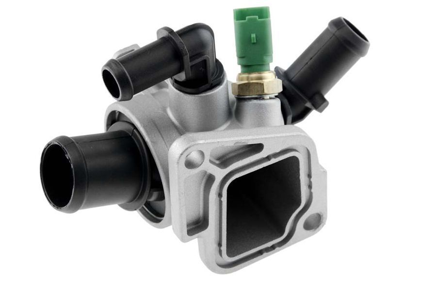 Термостат 1.3 Diesel Opel Astra H 2005-, Corsa D 2006-, Fiat Grande Punto 2005-, Doblo 2010-, Alfa Romeo Mito 2008-, Lancia Ypsilon 2006-, Musa 2004- с датчиком NTY CTM-PL-008 CTM-PL-008 фото
