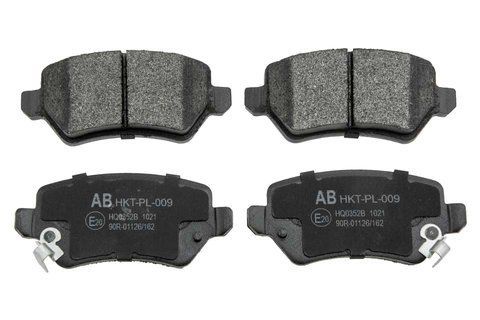 Alpha Brakes колодки гальмові задні Opel Astra G H 1998&ndash;, Corsa C 2000&ndash;, Zafira 2000&ndash;, Meriva 2003&ndash;, Kia Venga 2010&ndash; NTY HKT-PL-009 HKT-PL-009 фото