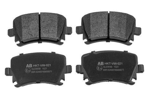 Alpha Brakes колодки гальмові задні Volkswagen Golf V Vi 2004&ndash;, Passat 2005&ndash;, Skoda Octavia 2004&ndash;, Superb 2008&ndash; NTY HKT-VW-021 HKT-VW-021 фото